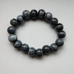 Bracelet polished stone beads